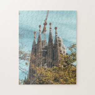 Quebra-cabeça Sagrada Familia Basilica, Espanha de Barcelona