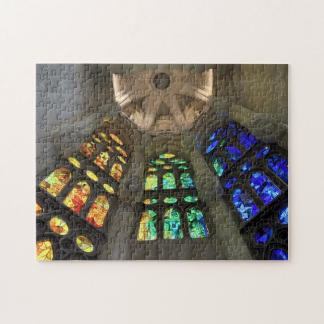 Quebra-cabeça Sagrada Familia. Interior (Horizontal)