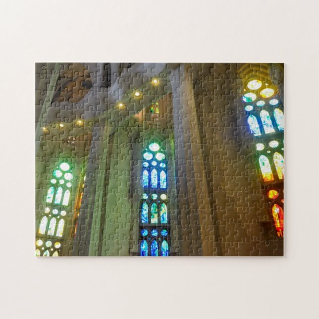 Quebra-cabeça Sagrada Familia. Interior (Horizontal)