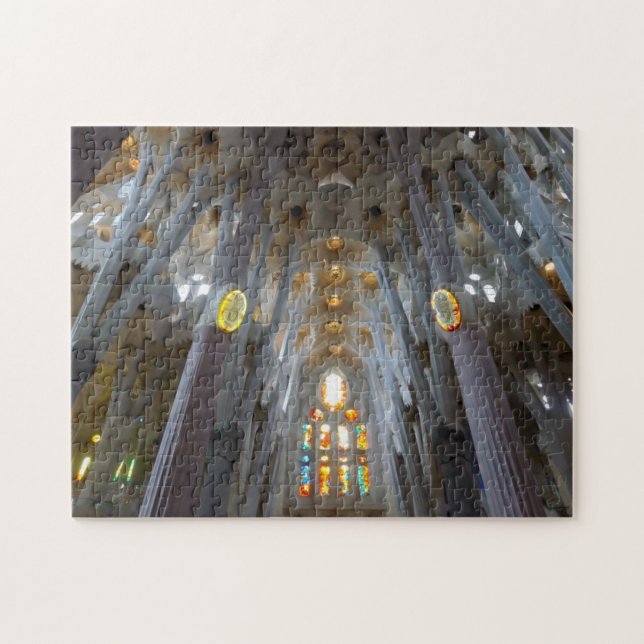Quebra-cabeça Sagrada Familia. Interior (Horizontal)