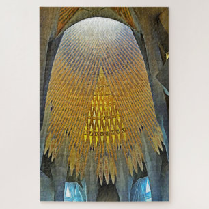 Quebra-cabeça Sagrada Família. Interior. Ver 14.