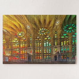 Quebra-cabeça Sagrada Família. Interior. Ver 19.