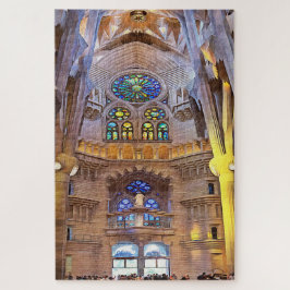 Quebra-cabeça Sagrada Família. Interior. Ver 24.