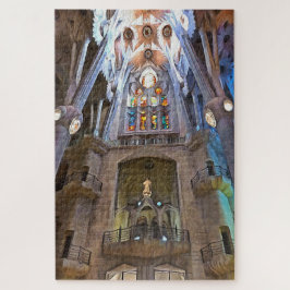 Quebra-cabeça Sagrada Família. Interior. Ver 25.