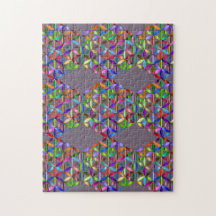 Quebra-cabeça sagrado 11" da geometria x 14" (252