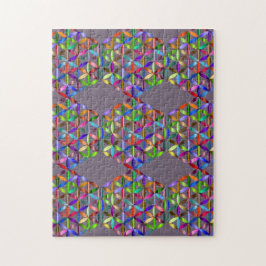 Quebra-cabeça sagrado 11" da geometria x 14" (252