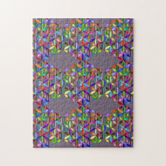 Quebra-cabeça sagrado 11" da geometria x 14" (252 (Vertical)