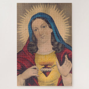 Quebra-cabeça Sagrado Coração de Maria