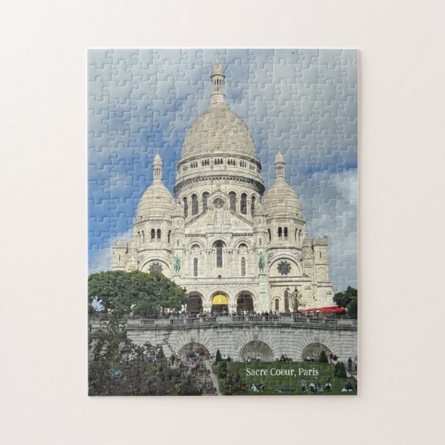 Quebra-cabeça Sagrado Coração, Montmartre, Paris, França (Vertical)
