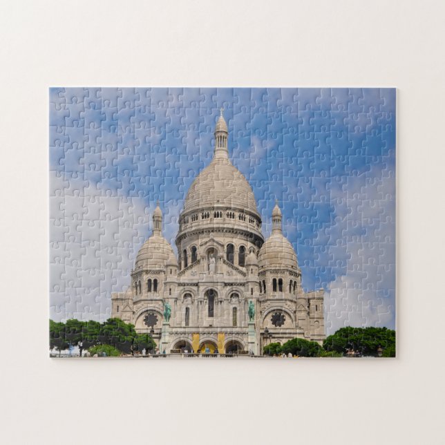 Quebra-cabeça Sagrado Coração Paris. (Horizontal)