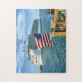 Quebra-cabeça Sailaway com bandeira