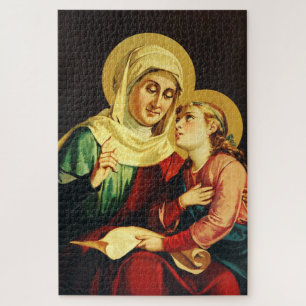 Quebra-cabeça Saint Ann and Virgin Mary