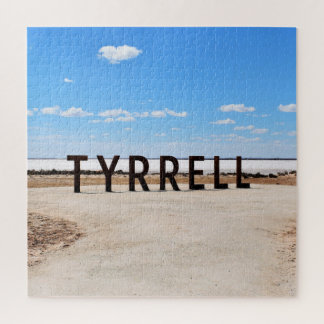 Quebra-cabeça Sal e Céu no Lago Tyrrell Austrália
