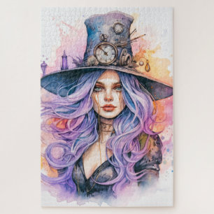 Quebra-cabeça Salem Witch   Feliz Dia das Bruxas