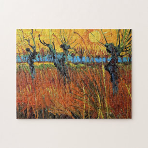 Quebra-cabeça Sálemas ao Pôr-do-Sol,Vincent van Gogh
