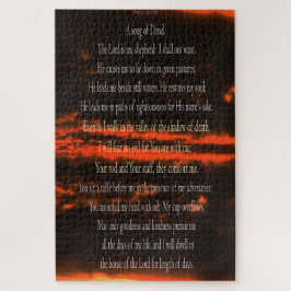 Quebra-cabeça Salm 23, Céu Vermelho Escuro, 1014 pcs, Quebra-cab