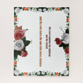 Quebra-cabeça Salmo 11:5, Sem Violência