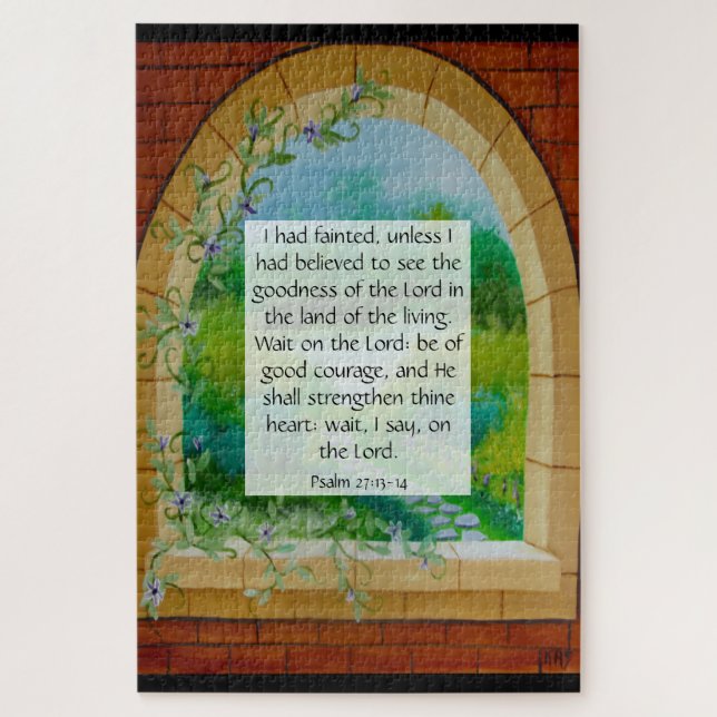 Quebra-cabeça Salmo 27:13-14 (Vertical)