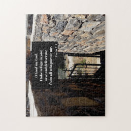 Quebra-cabeça Salmo 7:1 Deus É Minha Bíblia De Refúgio Verso