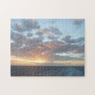 Quebra-cabeça Salto do Sol no Mar I Pastel Mar