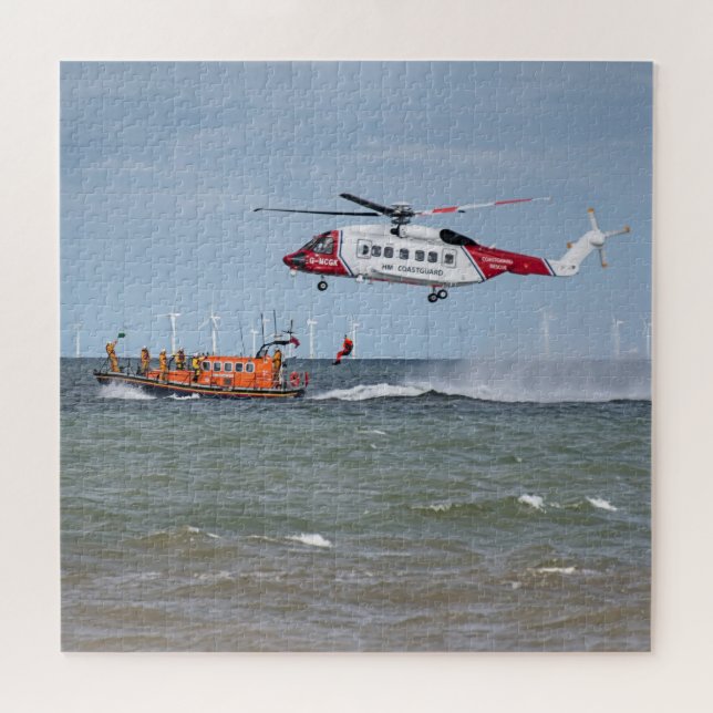 Quebra-cabeça Salvamento do Mar Aéreo Rhyl (Horizontal)