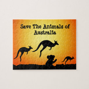 Quebra-cabeça Salvar os animais da Austrália