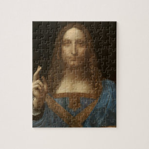 Quebra-cabeça Salvator Mundi de Leonardo da Vinci (Jesus Cristo)