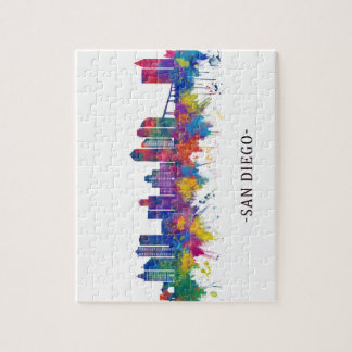 Quebra-cabeça San Diego California Skyline