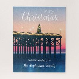 Quebra-cabeça San Diego Sunset Natal Personalizado