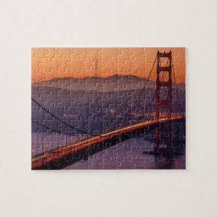 Quebra-cabeça San Francisco Skyline   SF Gloden Gate Bridge