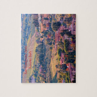 Quebra-cabeça San Gimignano Siena Toscânia Italia