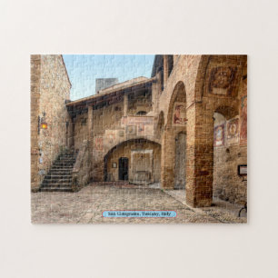 Quebra-cabeça San Gimignano, Toscânia, Italia