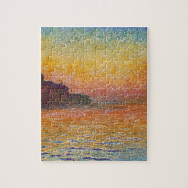Quebra-cabeça San Giorgio Maggiore no crepúsculo - Claude Monet (Vertical)