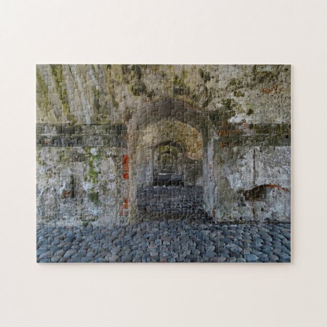 Quebra-cabeça San Juan de Ulua México. (Horizontal)