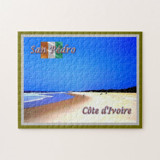 Quebra-cabeça San Pedro - praia (Horizontal)