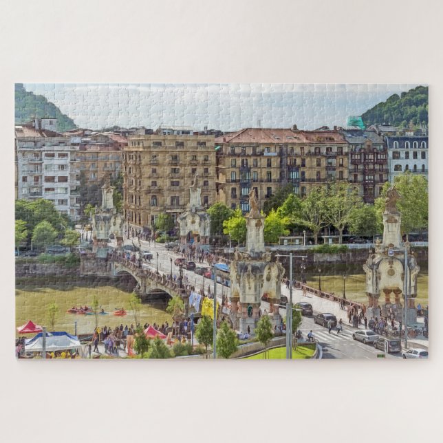 Quebra-cabeça San Sebastian. 25.   (Horizontal)