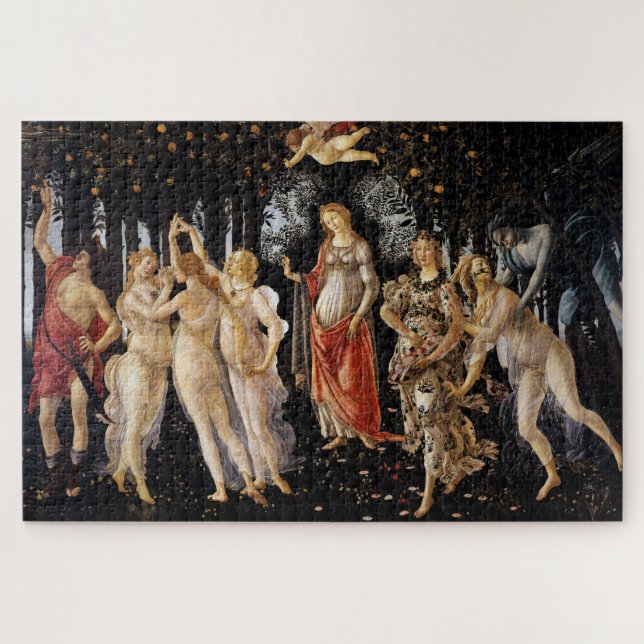 Quebra-cabeça Sandro Botticelli - La Primavera (Horizontal)