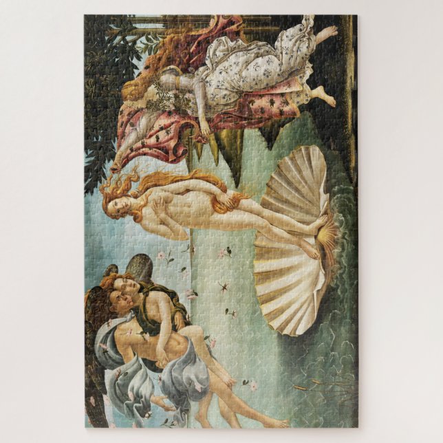 Quebra-cabeça Sandro Botticelli - O Nascimento de Vênus (Vertical)