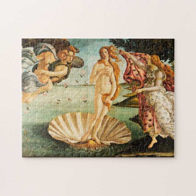 Quebra-cabeça Sandro Botticelli O Nascimento de Vênus Belas Arte (Horizontal)