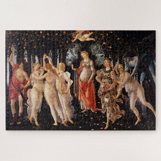Quebra-cabeça Sandro Botticelli Primavera Fine Art (Horizontal)