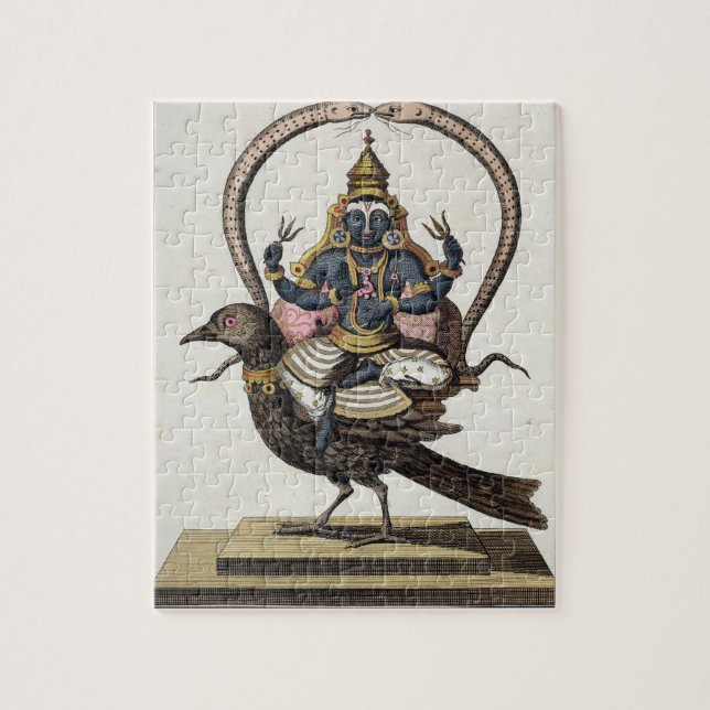 Quebra-cabeça Sani, da "viagem Indes auxiliar e de um lombo do (Vertical)