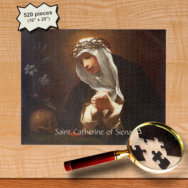 Quebra-cabeça Santa Catarina de Siena (Franceschini) Horizontal (Criador carregado)