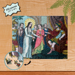Quebra-cabeça Santa Filomena é Julgada perante o Imperador Diocl