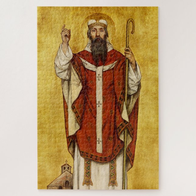 Quebra-cabeça Santo Bonifácio de Mainz - Padroeiro dos Educadore (Vertical)