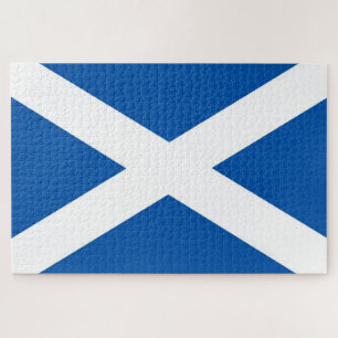 Quebra-cabeça Santo escocês bandeira de Andrew/peça azul de Bonn