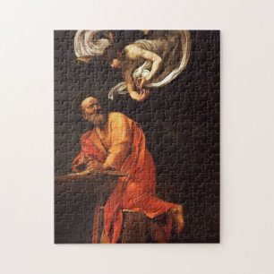 Quebra-cabeça Santo Inspirador Matthew Caravaggio pintura
