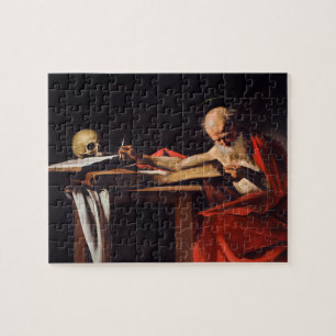 Quebra-cabeça Santo Jerome Escrevendo Michelangelo Caravaggio