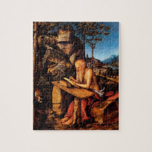Quebra-cabeça Santo Jerome por Lucas Cranach a pessoa idosa