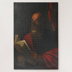 Quebra-cabeça Santo Jerome Reading - Caravaggio