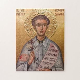 Quebra-cabeça Santo Mártir St. Alexander Schmorell Ícone Ortodox
